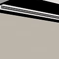 Modern Recessed Air Conditioner Vent on Ceiling with LED Strip Light Design