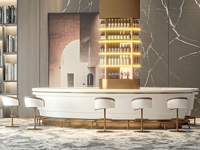 Bar 3d model