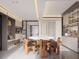 Modern Restaurant 3d model