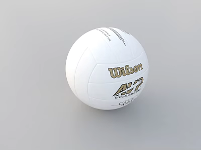 High Quality Wilson A2000 Gold Volleyball Professional Sports Equipment For Training And Game 3d model