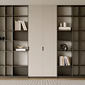 Bookcase Bookshelf Display Cabinet Book Ornaments Multifunctional Decorative Cabinet Combination Bookcase Open Bookcase 3d model