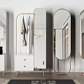 Modern Mirror Combination 3d model