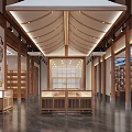 New Chinese-style Silverware Shop Ancient Architecture 3d model