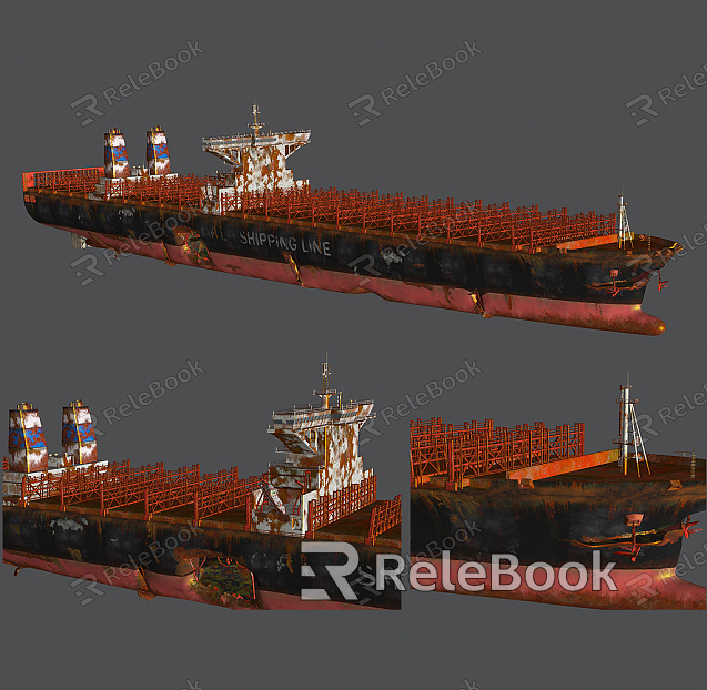 modern freighter model