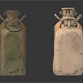 Vintage Military Style Water Canteen Collection In Various Colors For Daily Use