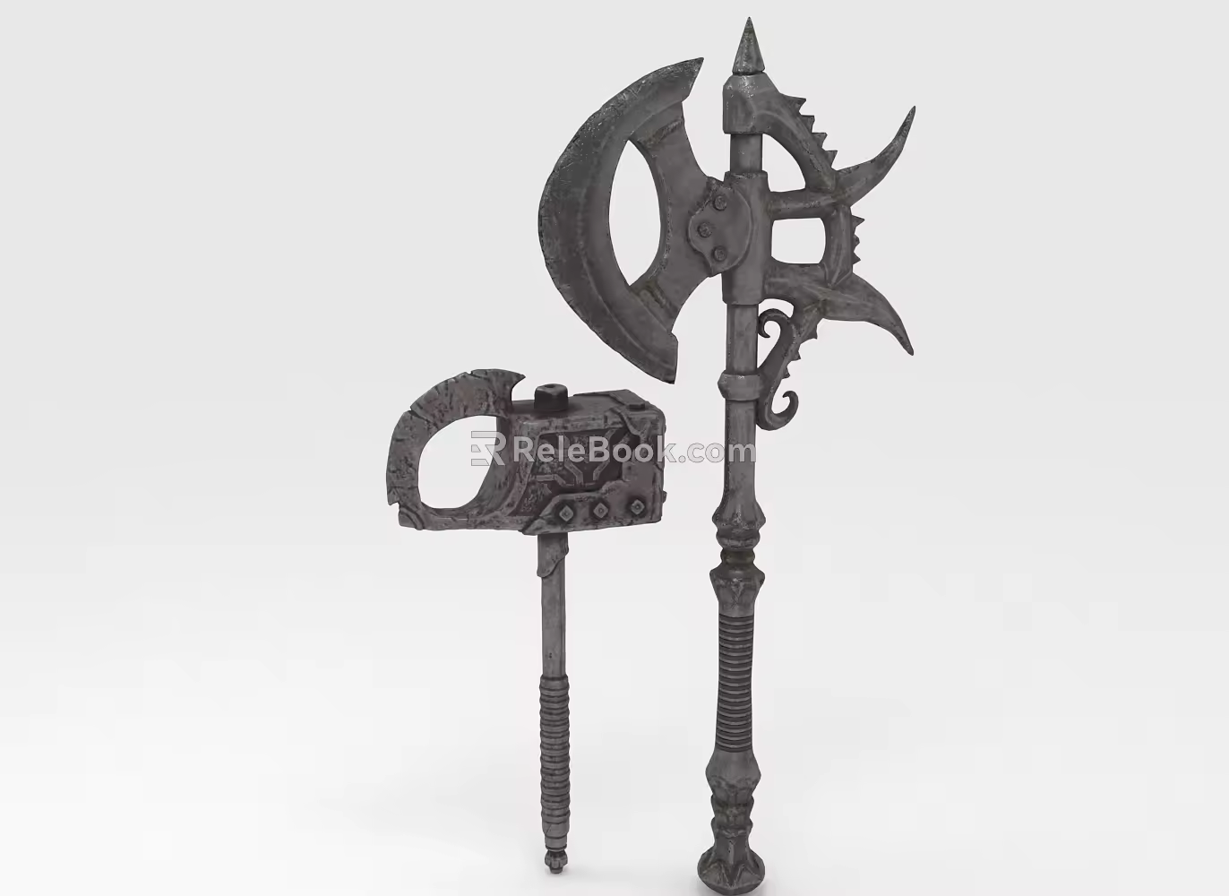 Axe Hammer Axe Weapon Cold Weapon 3d model