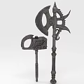 Axe Hammer Axe Weapon Cold Weapon 3d model