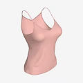 Light Pink Sleeveless Camisole Women Casual Summer Fashion Vest Top