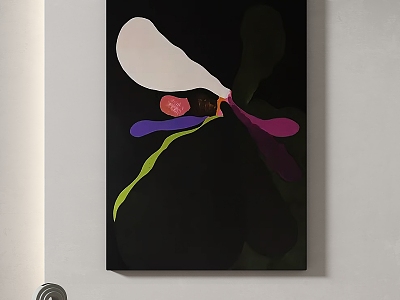 Simple abstract decorative painting model