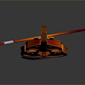 Professional Violin Musical Equipment With Wooden Bow And String Details