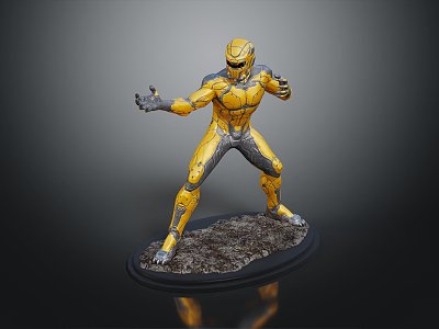 Modern Game Character Alien Warrior Alien Warrior Alien Soldier Alien Army 3d model