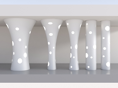 Special-Shaped Column Hollow Column Random Round Hole Column Dot Column Creative Package Column Decorative Column Shape Column model