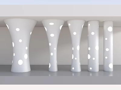 Special-Shaped Column Hollow Column Random Round Hole Column Dot Column Creative Package Column Decorative Column Shape Column 3d model