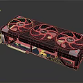 High Performance MSI Graphics Card With Three Cooling Fans For Efficient Heat Dissipation Electronic Device
