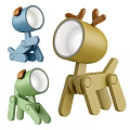 Cute Animal Designed Table Lamps Colorful Blue Green Yellow Decorative Lighting for Kids Room