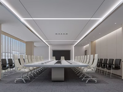 Modern Conference Room 3d model