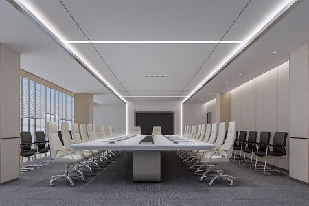 Modern Conference Room 3d model