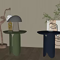 Several combinations of sides and corners 3d model