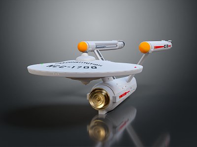 Modern Spaceship Spacecraft model