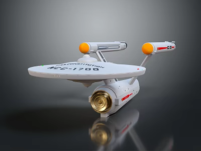 Modern Spaceship Spacecraft 3d model