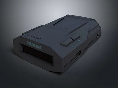 NEO LINE Gray Retro Digital Device With Sleek Design And Modern Features 3d model