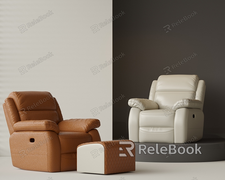 Leather Massage Chair Massage Sofa Electric Massage Chair Functional Sofa AV Room Sofa model