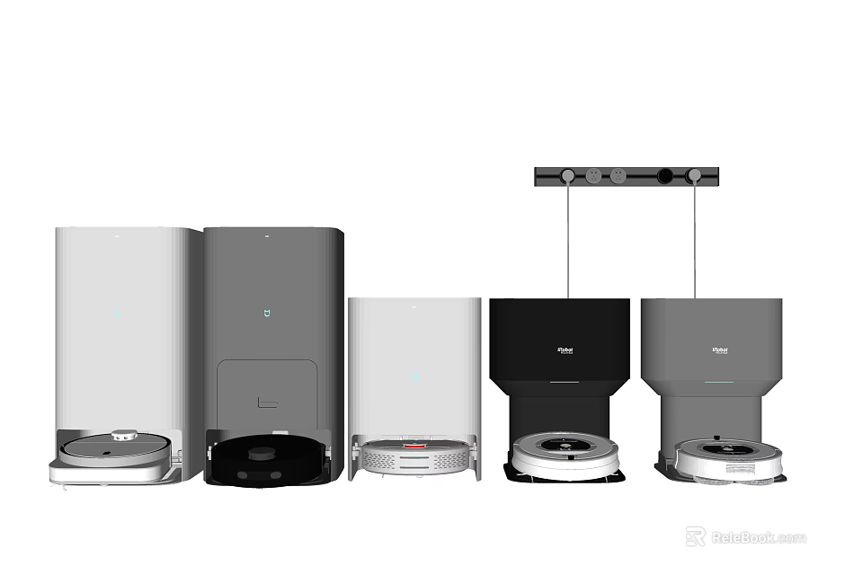 Household Appliances With Modern Design And Various Smart Functions For Home Use 3d model 