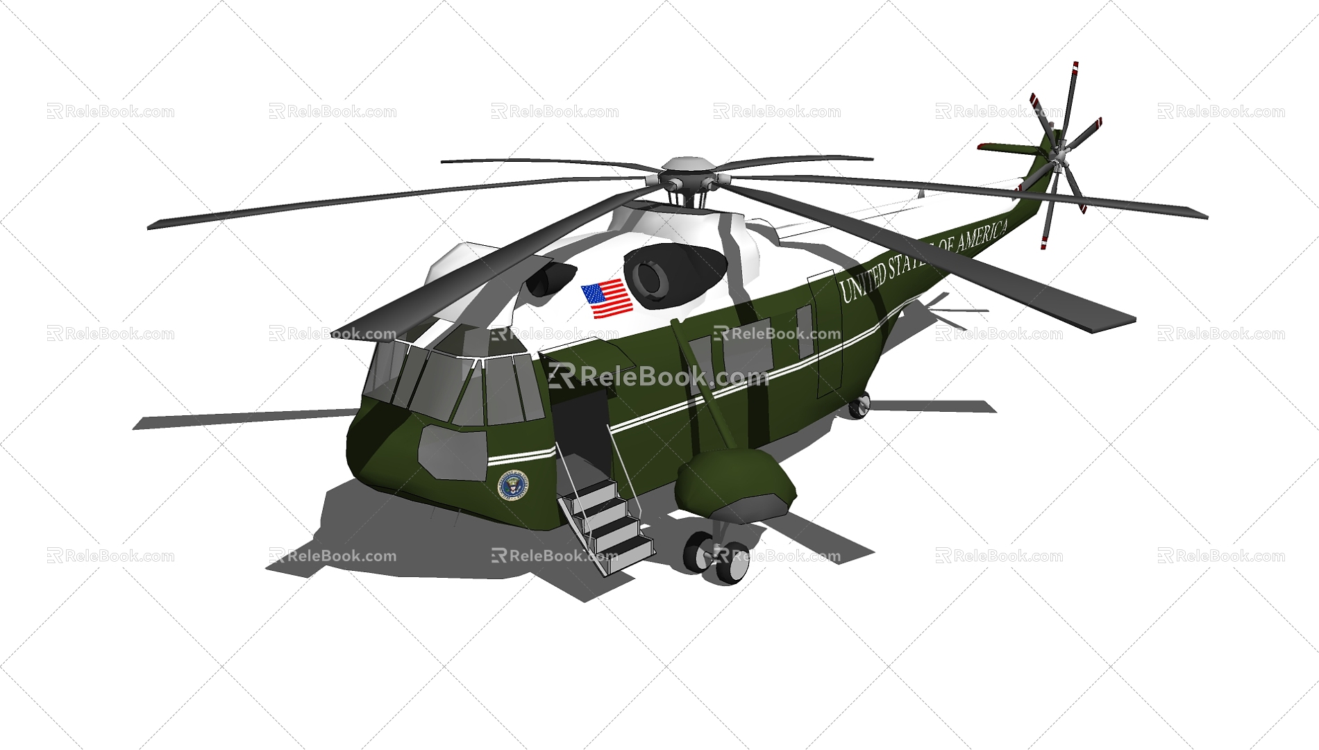 Helicopter 3d model