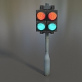 Traffic Light Low Number of Faces Traffic Light Traffic Light Traffic Light Low Mode Simple Mode Game Video Level Super Realistic 3d model