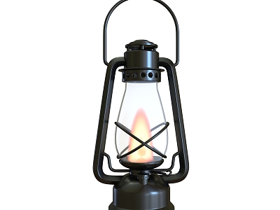 Lantern lantern portable lamp 3d model