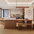 Middle Style Restaurant 3d model