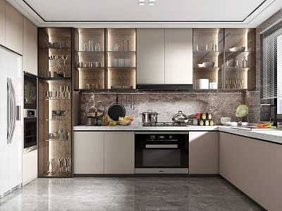 Modern Kitchen 3d model