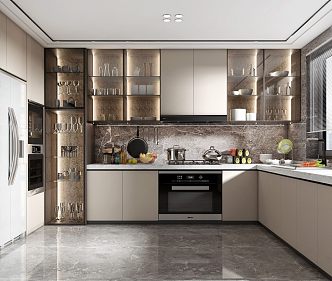 Modern Kitchen 3d model