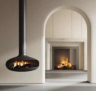 Fireplace stove 3d model