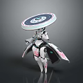 Mech Warrior Mech Soldier Machine Battlearm Mechanical Battlearm Machine Fighter Robot 3d model