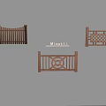 Minotti Wooden Railings With Various Stylish Designs And Decorative Patterns For Home
