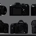 Various Digital Cameras From Different Brands With Multiple Models And Designs 3d model