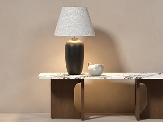 Quiet Table Lamp 3d model