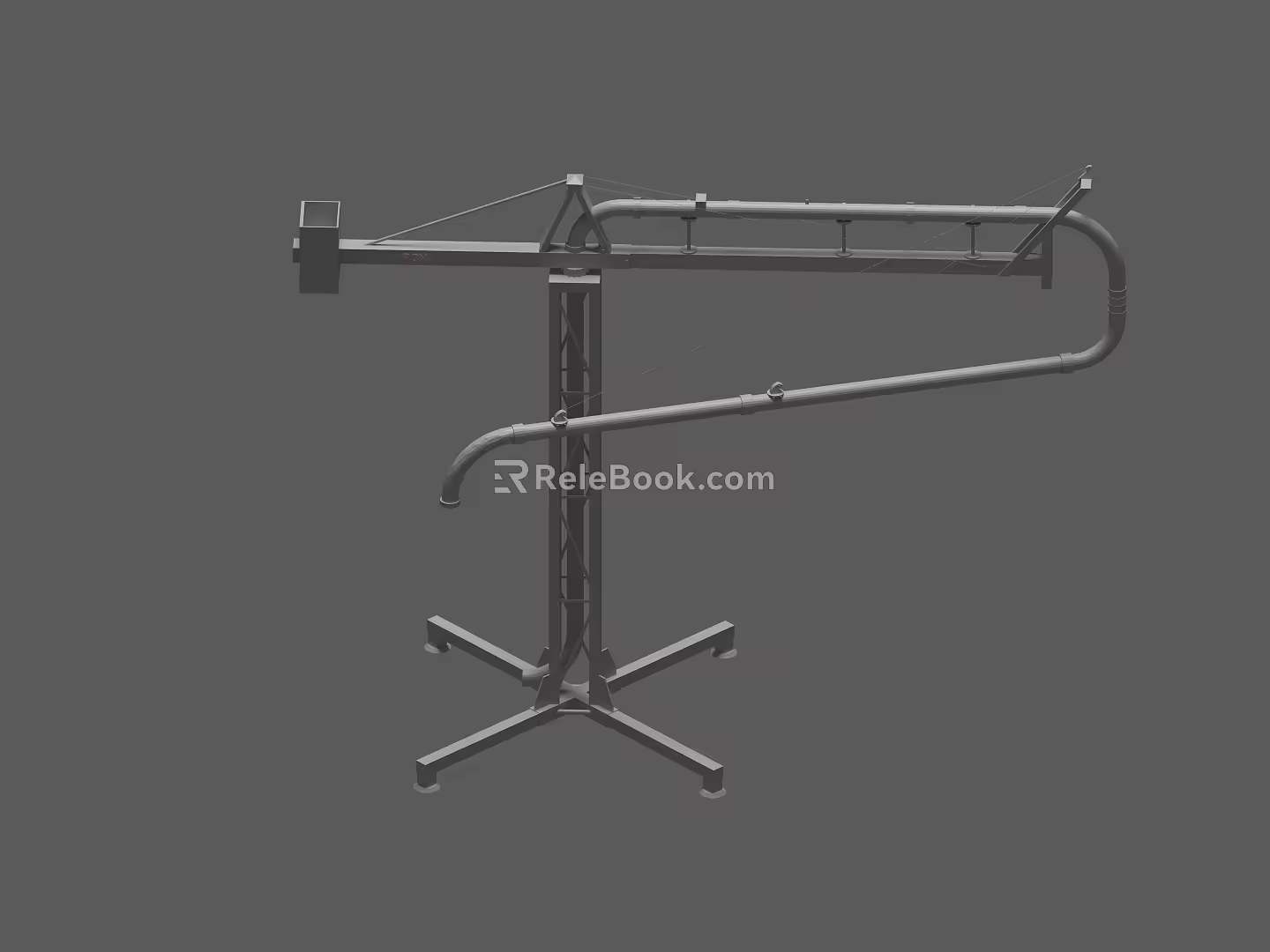 Modern cloth machine concrete cloth machine 3d model