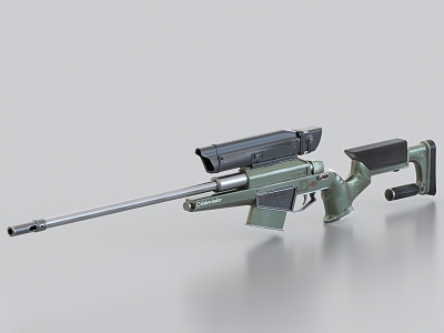 Sniper Rifle Sniper Rifle Firearms Rifles Weapons Counter Equipment Gun Barrett 3d model