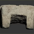 Decorative Rustic Stone Furniture Piece Featuring Natural Texture And Unique Shape