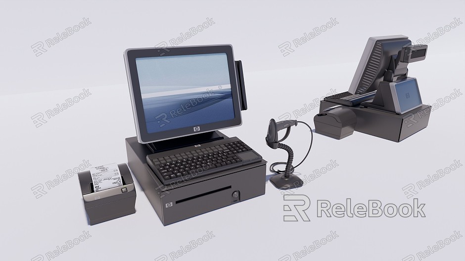 Modern cash register cash register cash register model