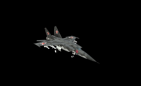 Russia Soviet Union MiG 31 MiG 25 MiG fighter MIG 3d model