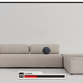Modern corner sofa multiplayer sofa 3d model