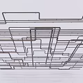 Dense Metal Pipes in Ceiling Industrial Structure With Interlaced Parallel Layout Complex Yet Orderly Design