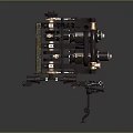 Modern Engine Racing Engine Racing Engine Car Engine 3d model