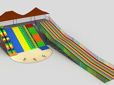 Modern Slide Slide World 3d model