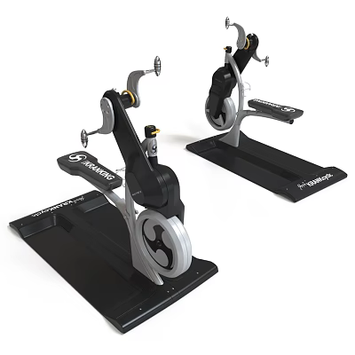 SHUA Black and Silver Indoor Sports Equipment for Home Gym Fitness Training Workout 3d model
