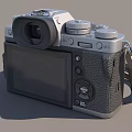 FUJIFILM Digital Camera With Vintage Design Leather Strap And Prime Lens
