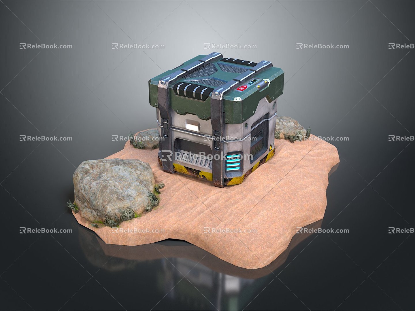 Science Fiction Box Science Fiction Box Military Box Password Box Military Supplies Science Fiction Supplies Science Fiction Password Box 3d model